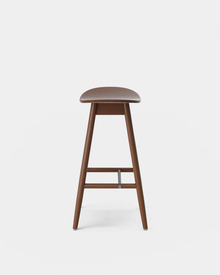 Massproductions ICHA -baarituoli 65 cm, pähkinäpetsattu pyökki - Image 3