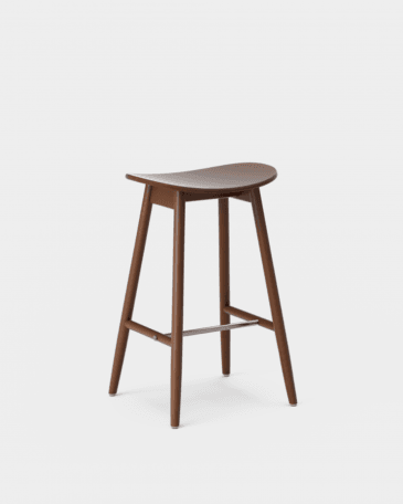 Massproductions ICHA -baarituoli 65 cm, pähkinäpetsattu pyökki