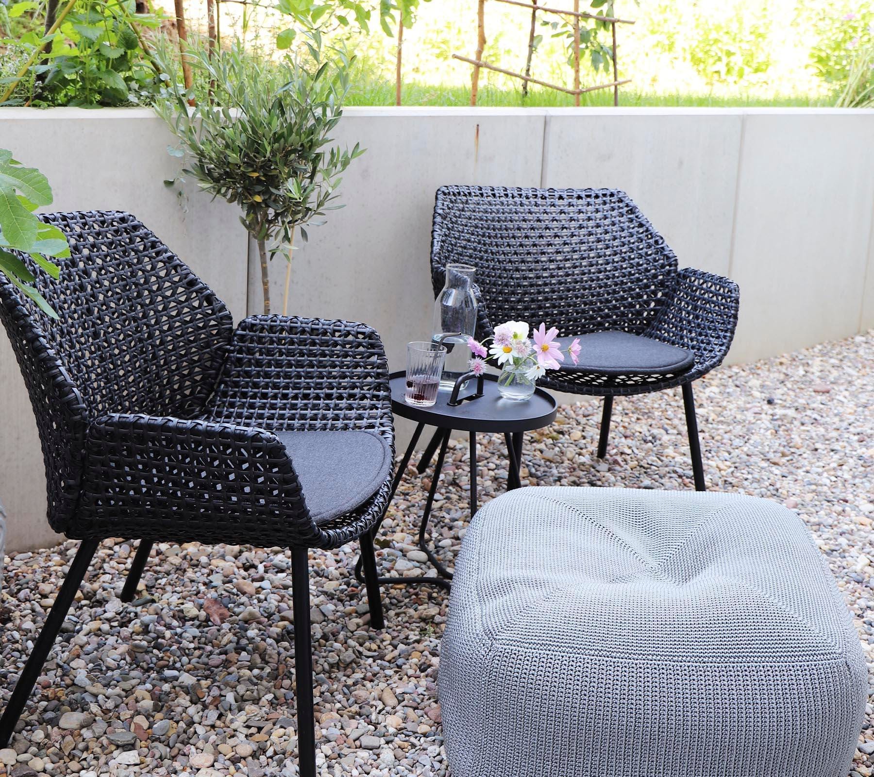 Cane-line VIBE -armchair with cushion, black - Image 2