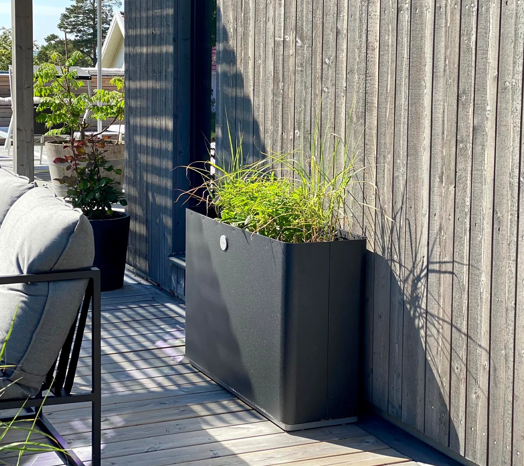 Cane-line GROW -planter 90x30 cm, dark grey - Image 4