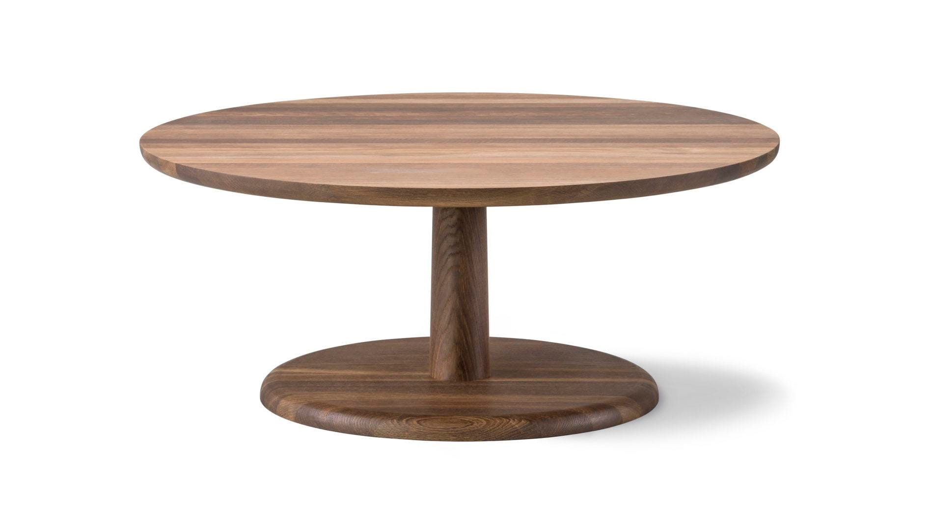Fredericia PON coffee table Ø 90 cm, smoked oak