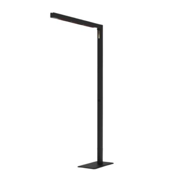 Heatsail TWIG-lämpövalaisin, lattia, musta