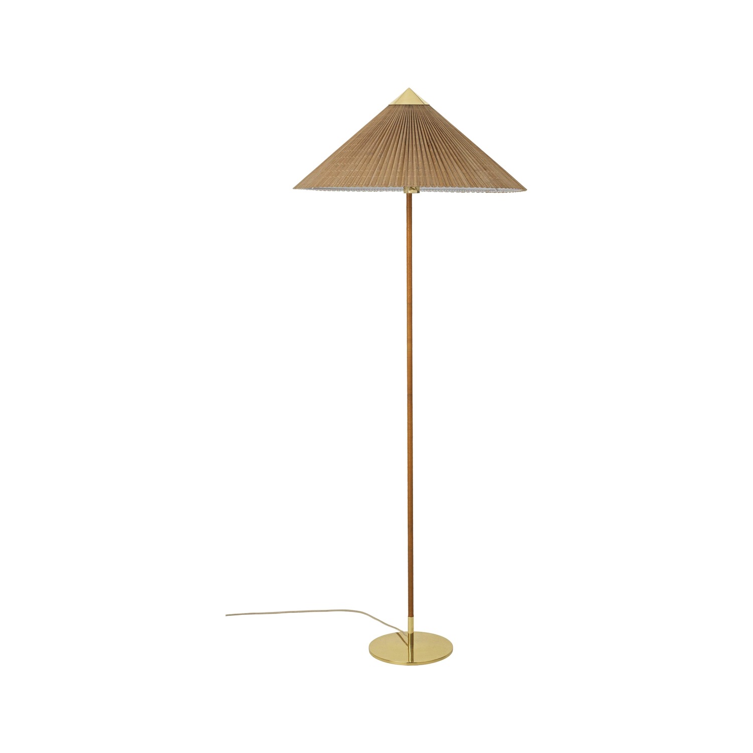 GUBI TYNELL 9602 floor lamp, bamboo shade