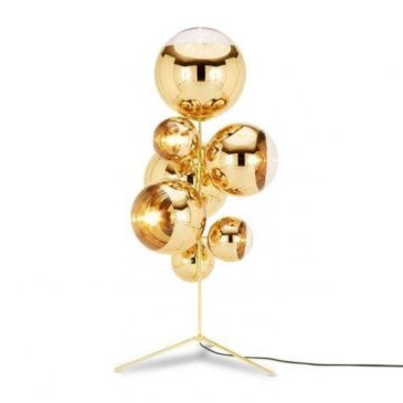 Tom Dixon MIRROR BALL LED -lattiavalaisin, kulta