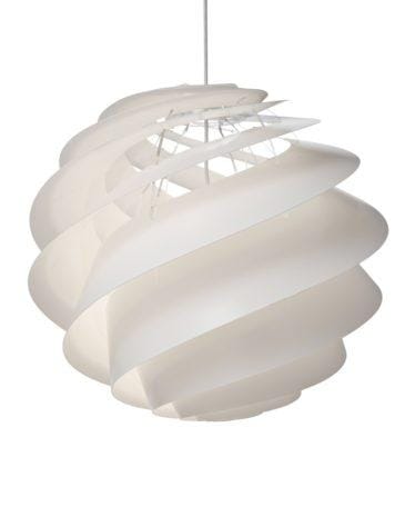 Le Klint SWIRL 3 M -riippuvalaisin, valkoinen