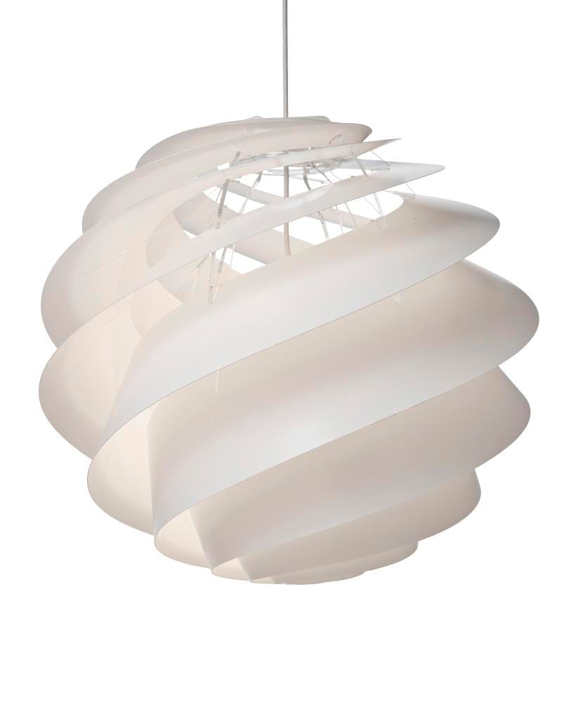 Le Klint SWIRL 3 M -riippuvalaisin, valkoinen