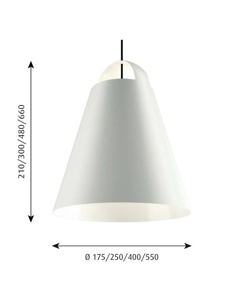 Louis Poulsen ABOVE -riippuvalaisin, Ø40cm, musta - Image 5