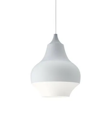 Louis Poulsen CIRQUE -riippuvalaisin Ø22cm, harmaa yläosa