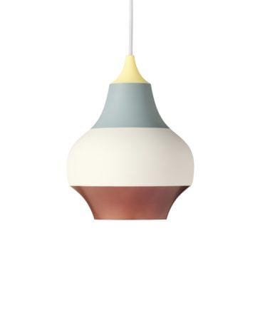 Louis Poulsen CIRQUE -riippuvalaisin Ø22cm, keltainen yläosa