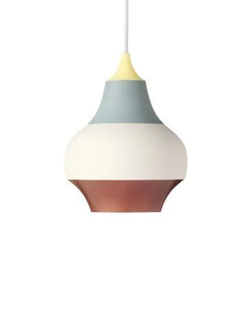 Louis Poulsen CIRQUE -riippuvalaisin Ø22cm, keltainen yläosa