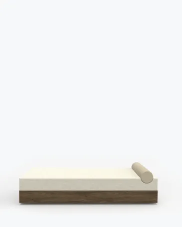 New Works MASS -daybed, luonnonvalkoinen/pähkinä