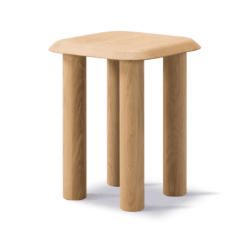 Fredericia ISLETS -side table, 40x40 cm, light oiled oak