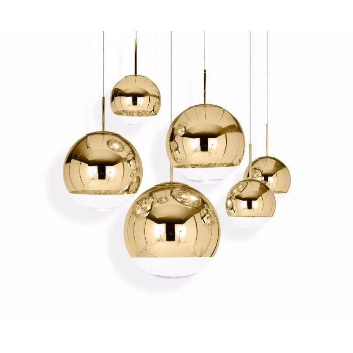 Tom Dixon MIRROR BALL LED pendant, gold, Ø 40 cm - Image 2