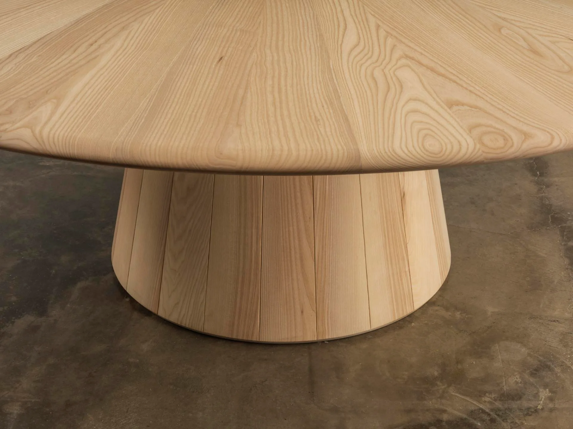 Andreu World REVERSE WOOD -table, Ø200 cm, ash/marble ME15502 - Image 5
