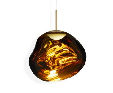 Tom Dixon MELT-riippuvalaisin, kultainen polykarbonaatti