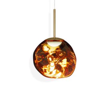 Tom Dixon MELT MINI -riippuvalaisin, kultainen polykarbonaatti