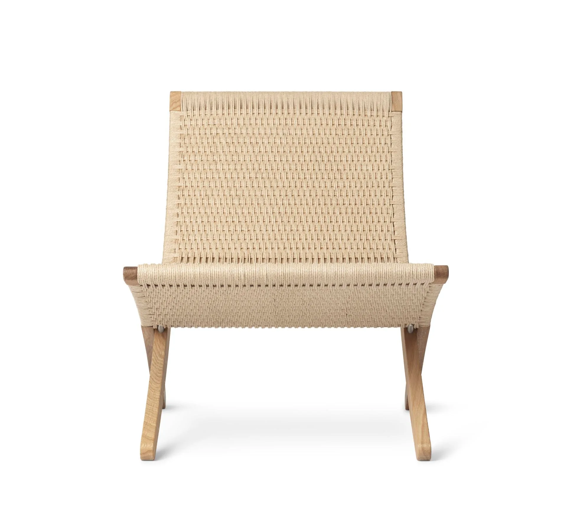 Carl Hansen MG501 CUBA -nojatuoli, öljytty tammi/luonnonvärinen paperinaru
