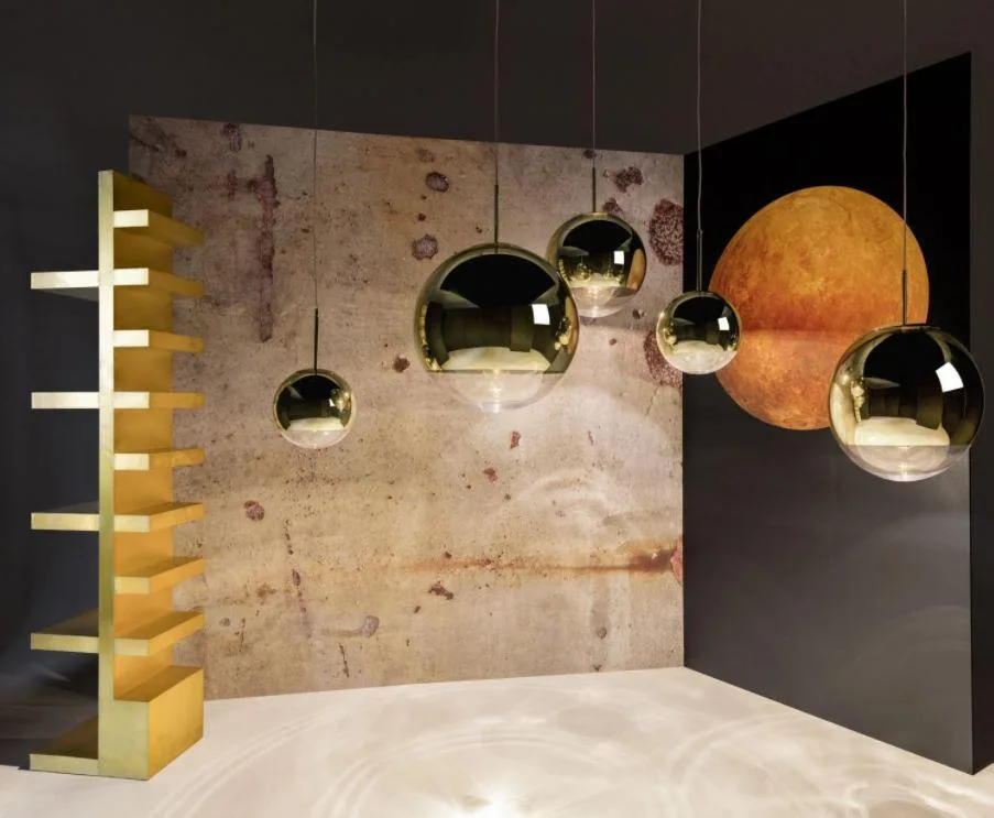 Tom Dixon MIRROR BALL LED pendant, gold, Ø 40 cm - Image 3