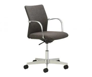 Howe MN1 office chair, dark grey / chrome