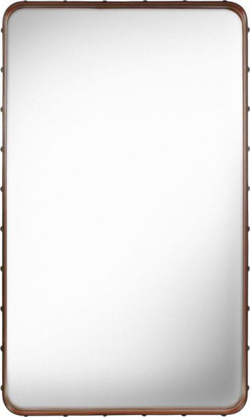 GUBI ADNET RECTANGULAR -peili, 70x115cm, ruskea
