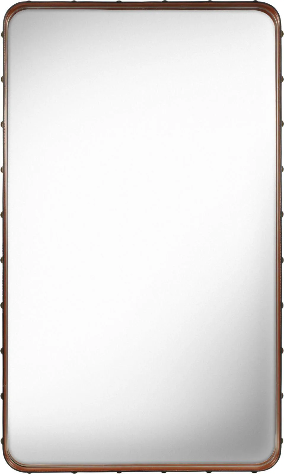 GUBI ADNET RECTANGULAR mirror, 70x115 cm, brown