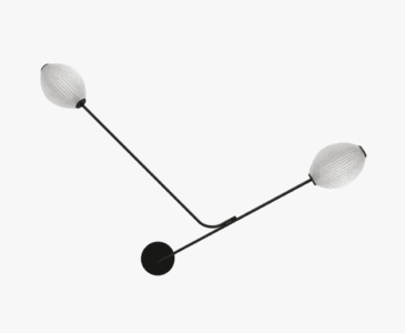 GUBI SATELLITE wall lamp, white