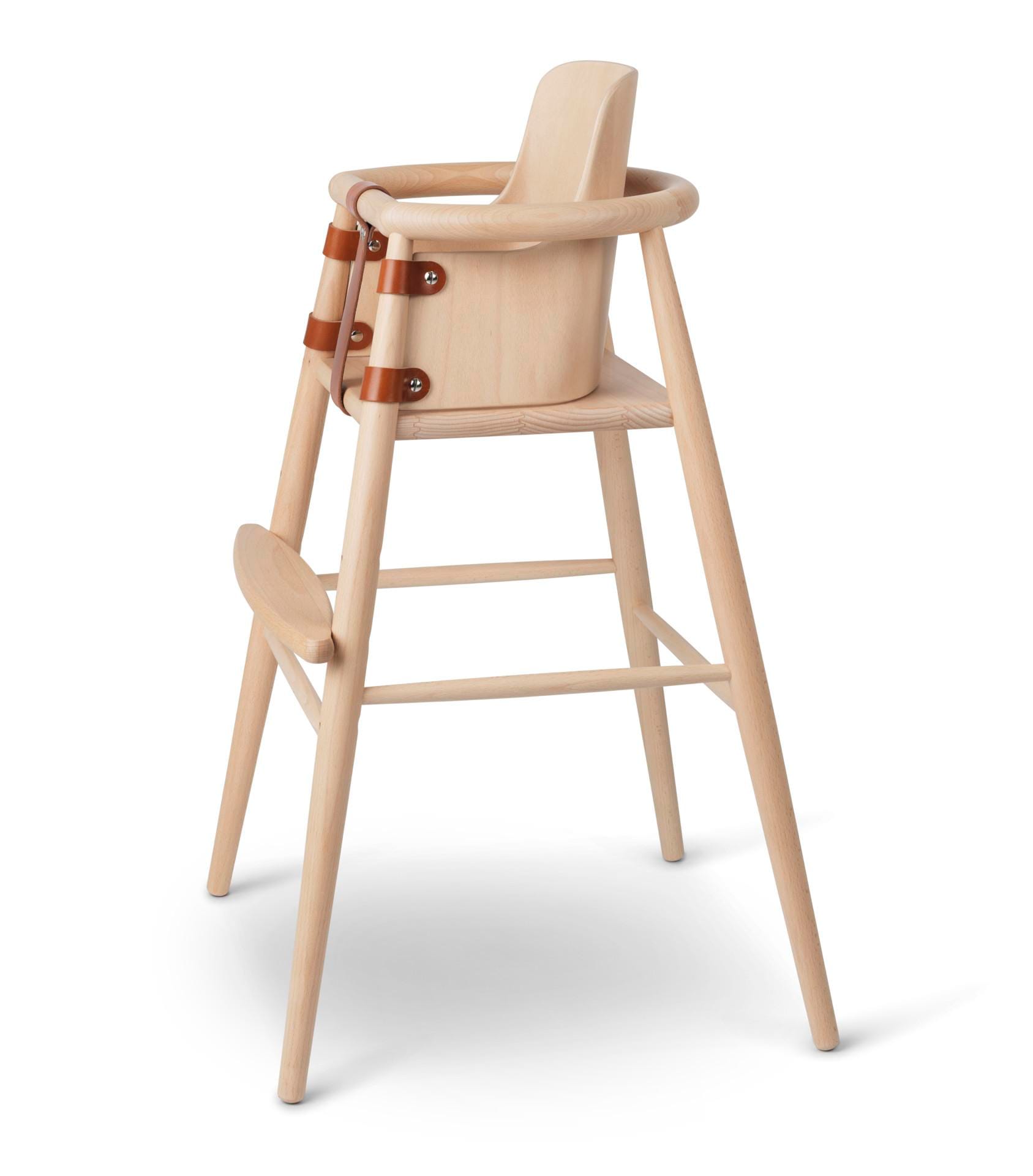 Carl Hansen ND54 syöttötuoli, lakattu pyökki/nahka - Image 8