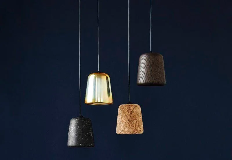 New Works MATERIAL -riippuvalaisin, keltainen teräs - Image 2