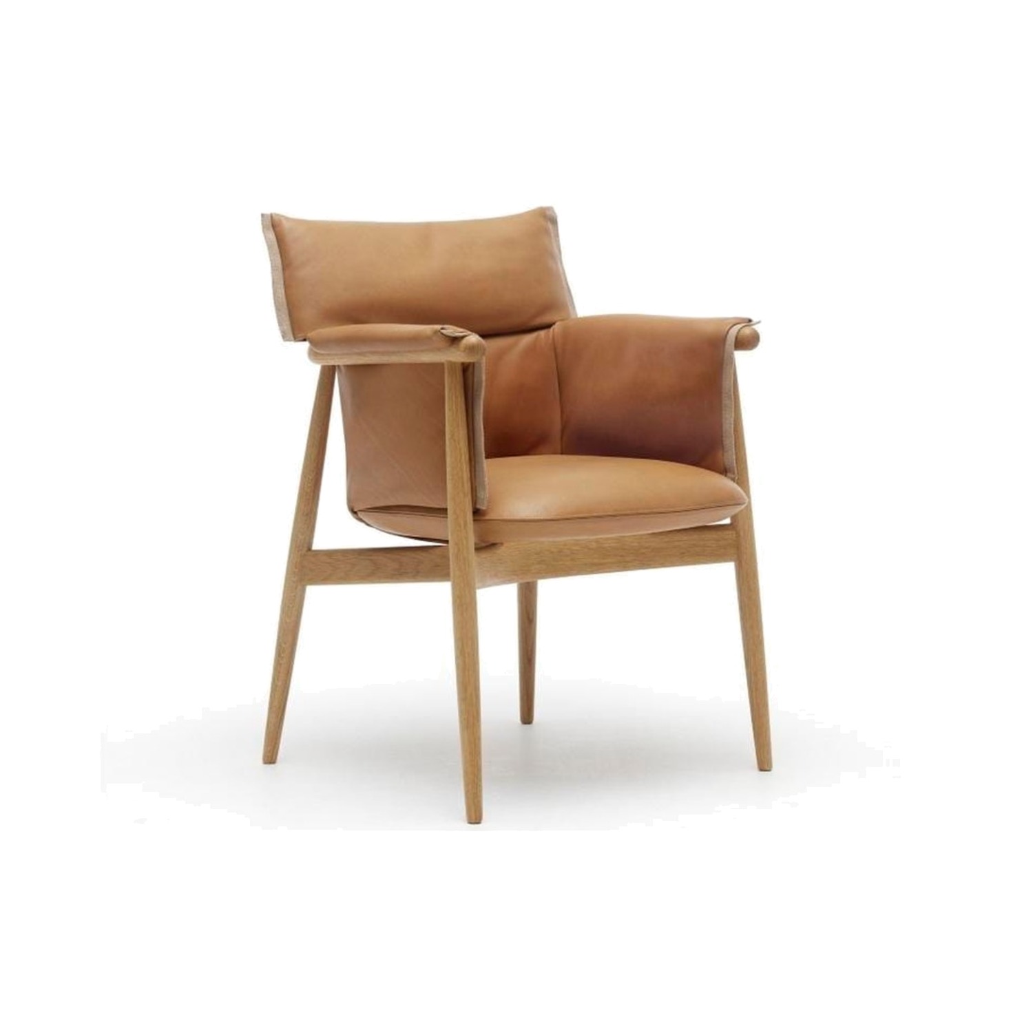 Carl Hansen E005 EMBRACE -tuoli, öljytty tammi/nahka