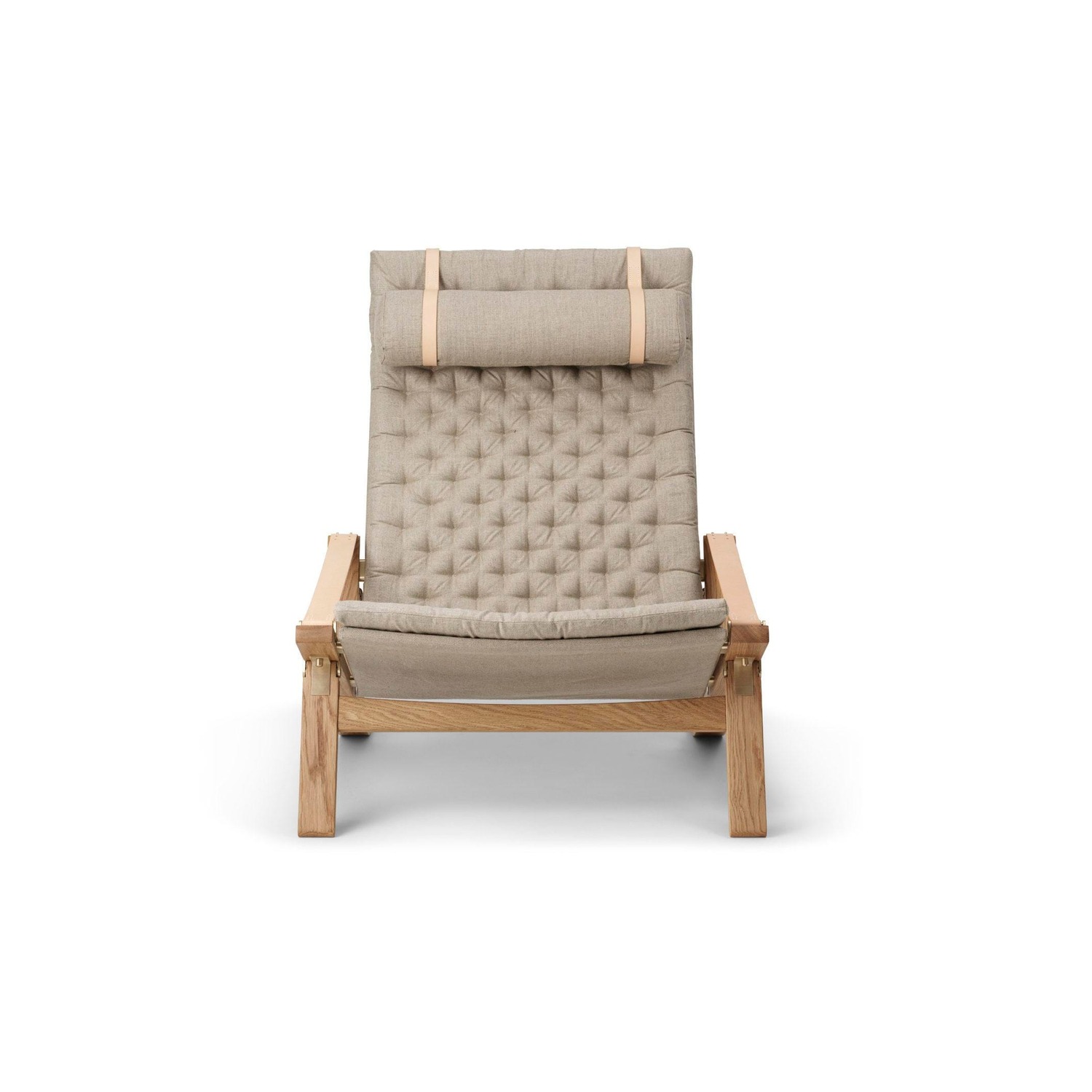 Carl Hansen FK10 PLICO -chair, oiled oak / natural canvas