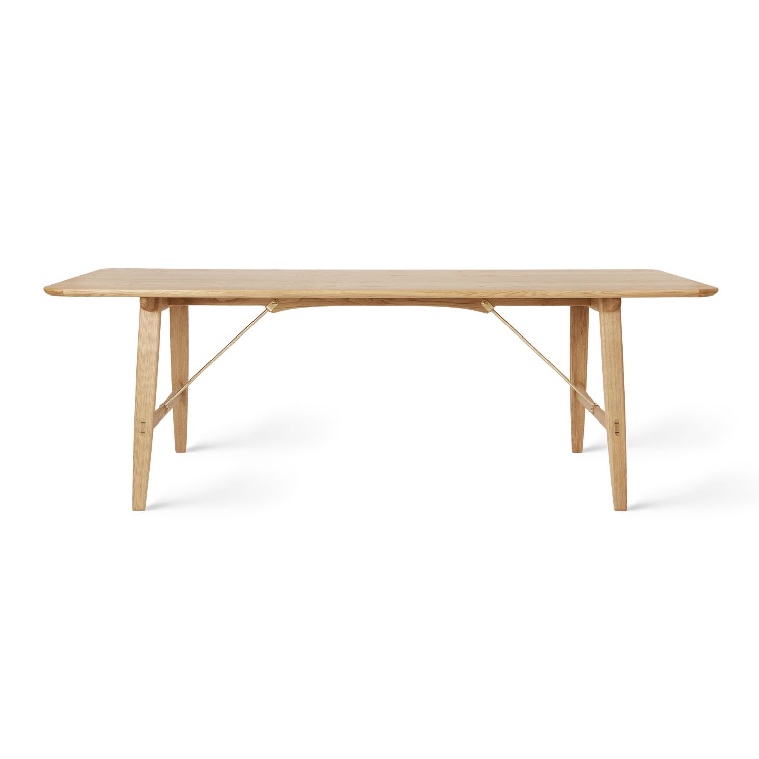 Carl Hansen & Søn BM1160-ruokapöytä, öljytty tammi/messinki