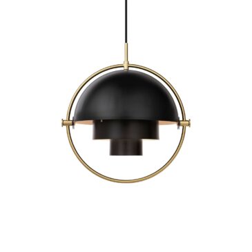 GUBI MULTI-LITE-riippuvalaisin, messinki/musta metalli