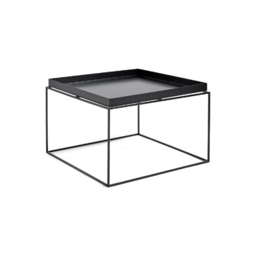 HAY TRAY-sohvapöytä 60x60cm, musta metalli