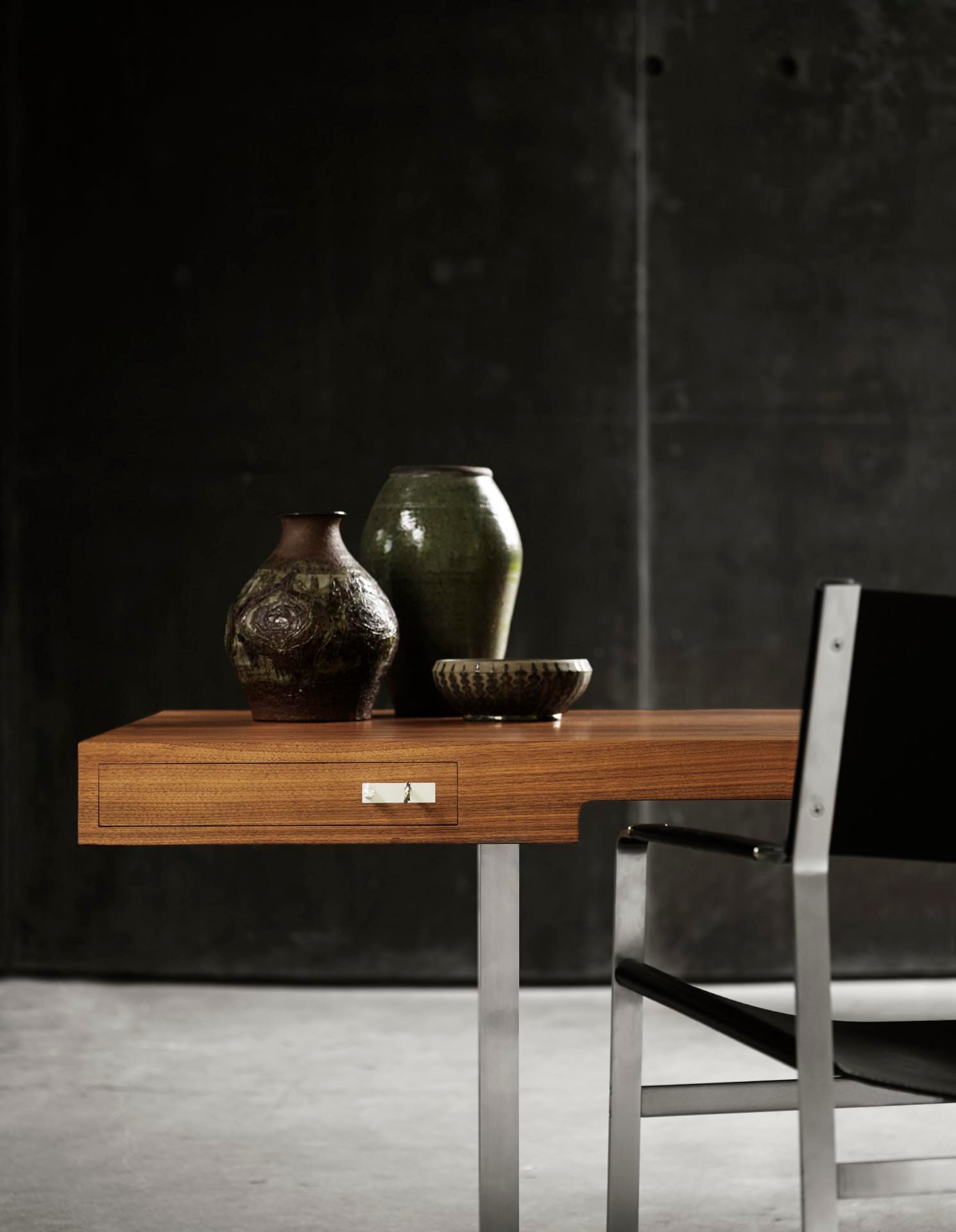 Carl Hansen CH110 -työpöytä, öljytty pähkinä, 190x95cm - Image 3