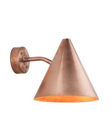 Örsjö TRATTEN-seinävalaisin, kiinteä LED, kupari