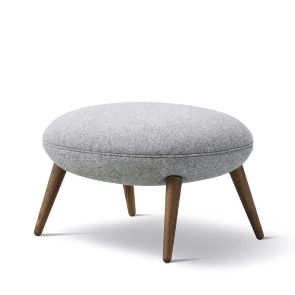 Fredericia SWOON ottoman, grey/smoked oak - Image 2