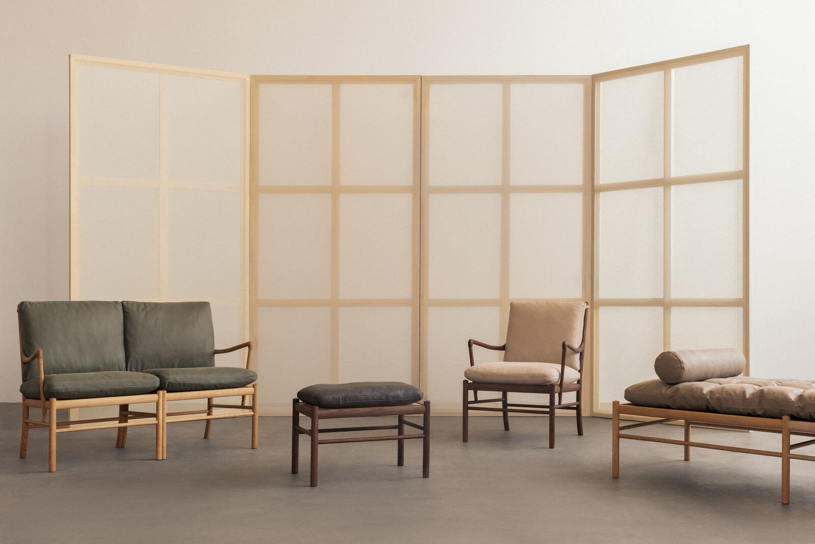 Carl Hansen OW149-2 COLONIAL -sohva, Terra-nahka - Image 3