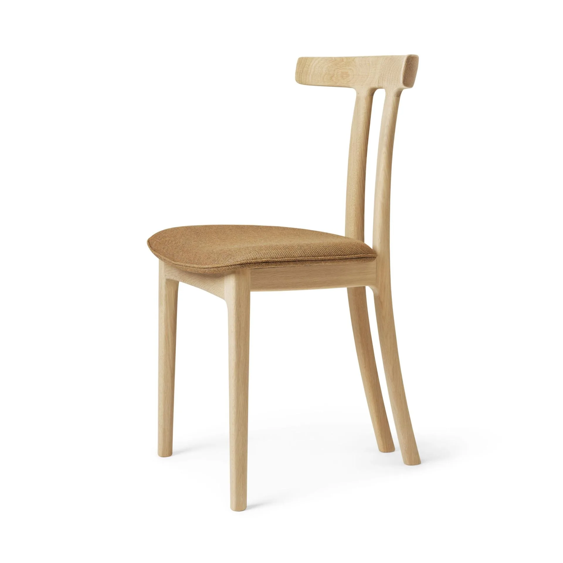 Carl Hansen OW58 tuoli, saippuoitu tammi/ruskea kangas - Image 2