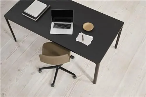 Fredericia PATO office chair, grey/black, fully upholstered - Image 4