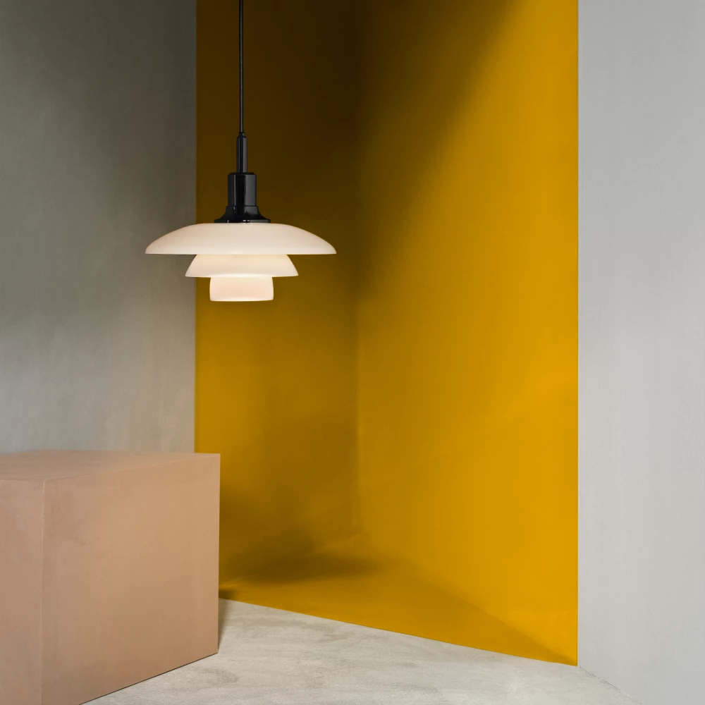 Louis Poulsen PH 3½-3 pendant, metallised brass / opal glass - Image 4