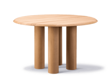 Fredericia ISLETS -dining table, Ø 120 cm, light oiled oak
