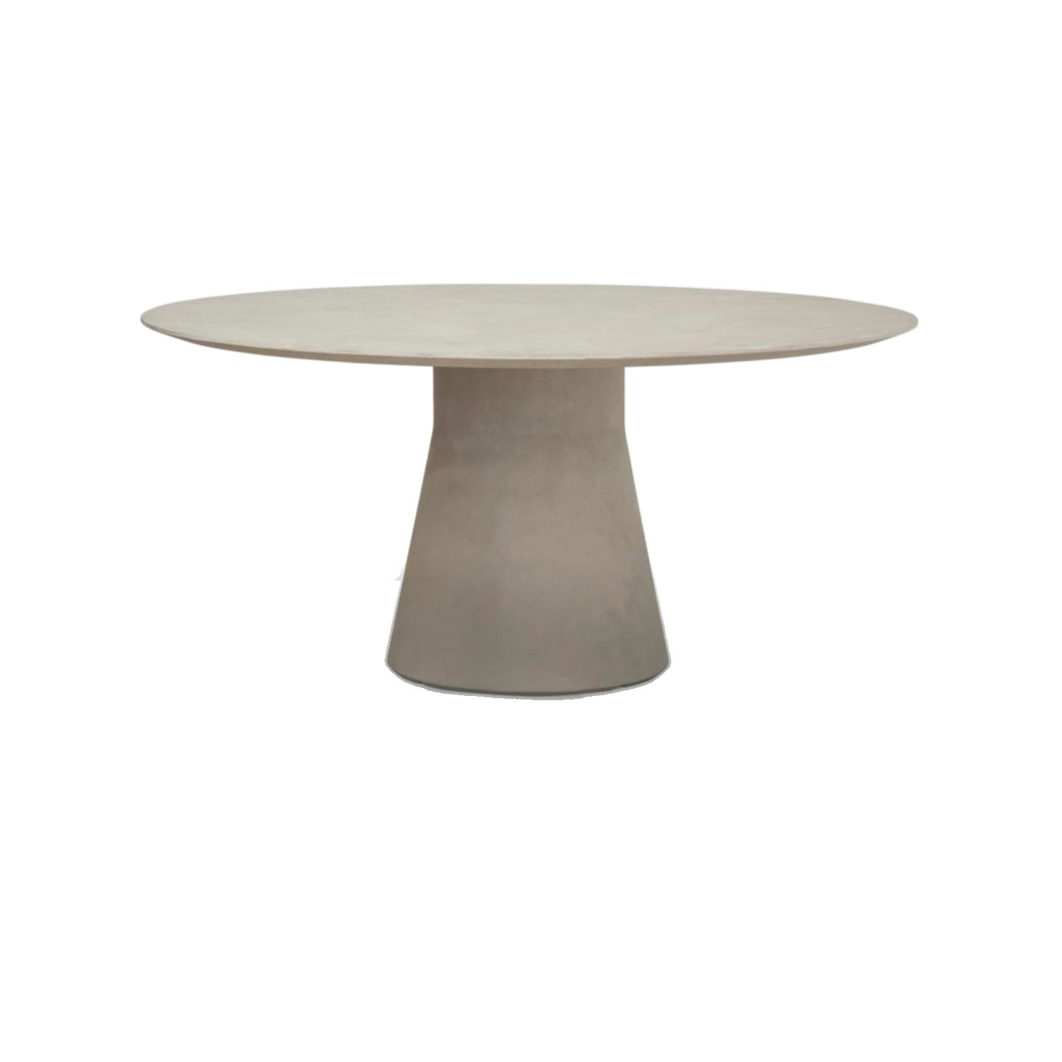 Andreu World REVERSE LOUNGE -table, Ø140 cm, cement finish ME14400