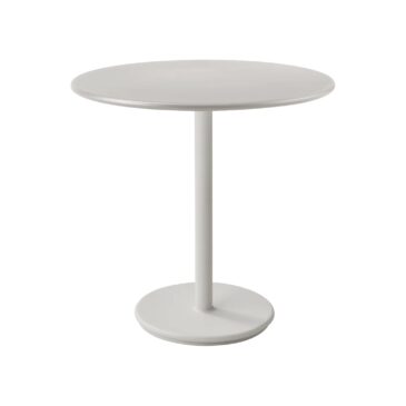 Cane-line GO café table, Ø 80 cm, white