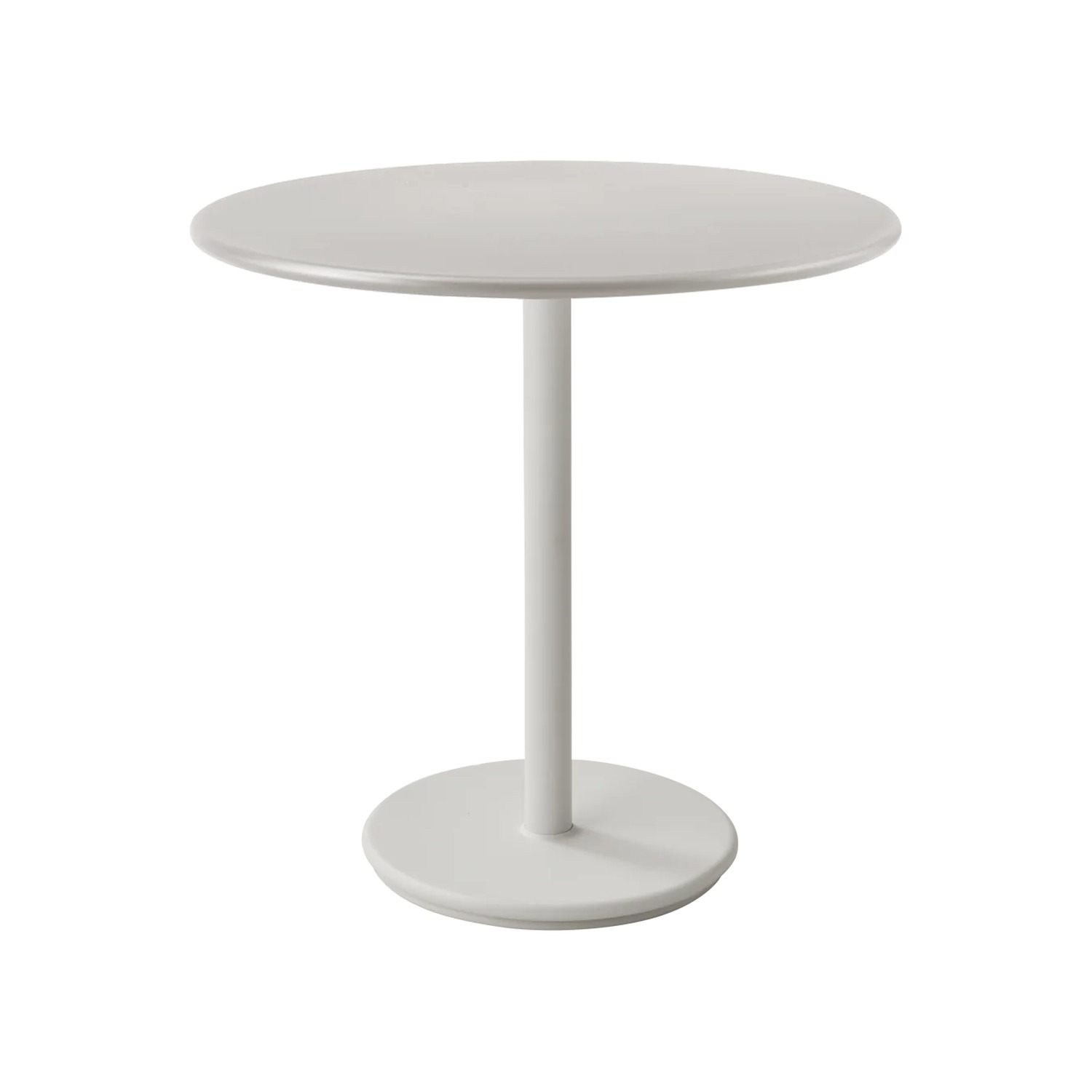 Cane-line GO café table, Ø 80 cm, white