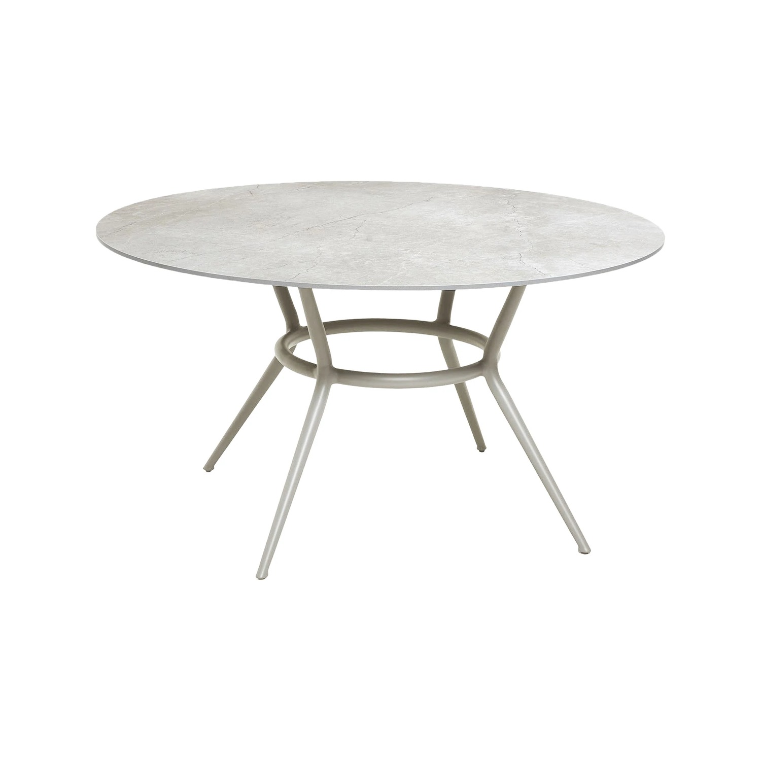 Cane-line JOY -dining table Ø 144 cm, taupe / grey
