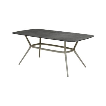 Cane-line JOY -ruokapöytä 180x90 cm, taupe/tummanharmaa HPL