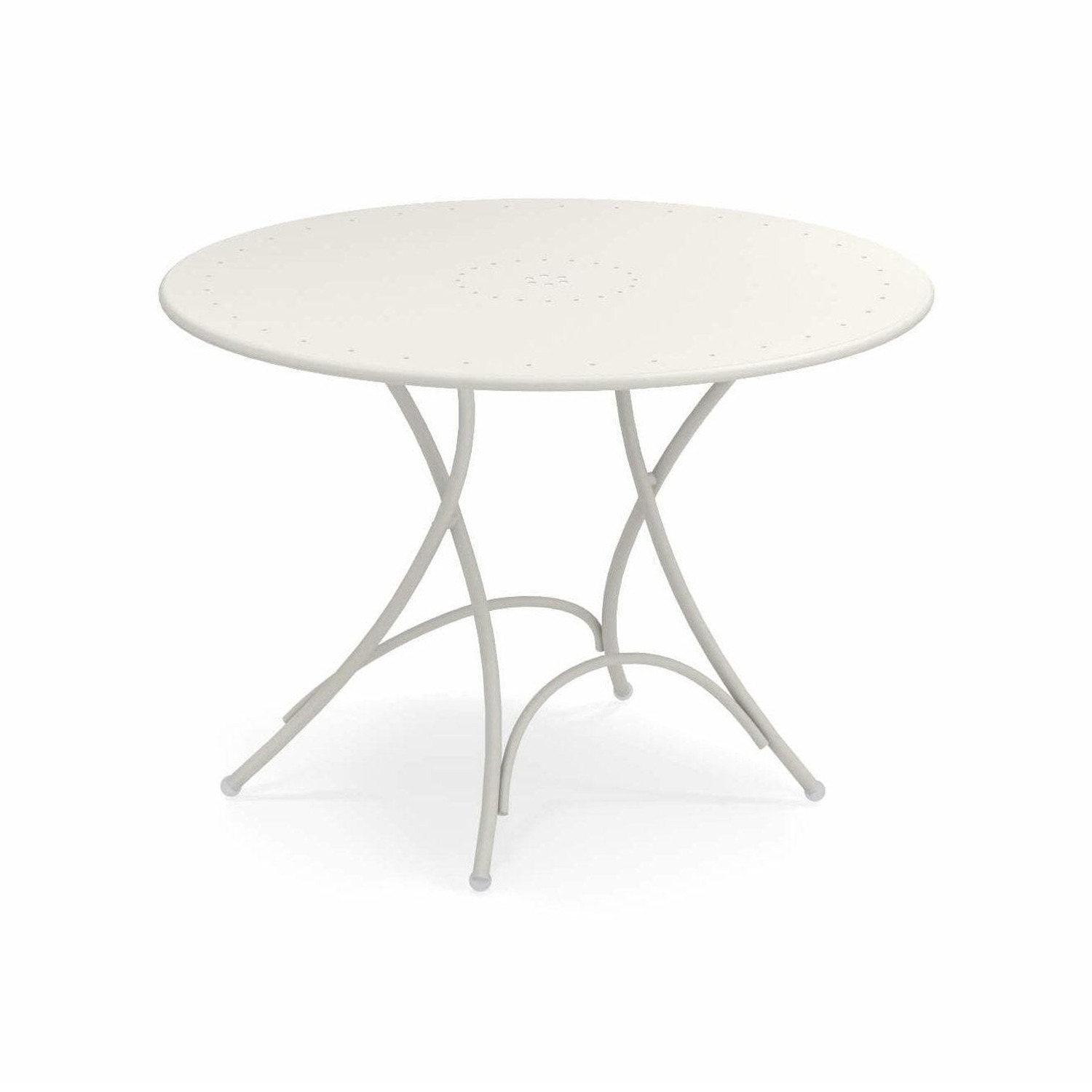 Emu PIGALLE -taittopöytä Ø105 cm, valkoinen