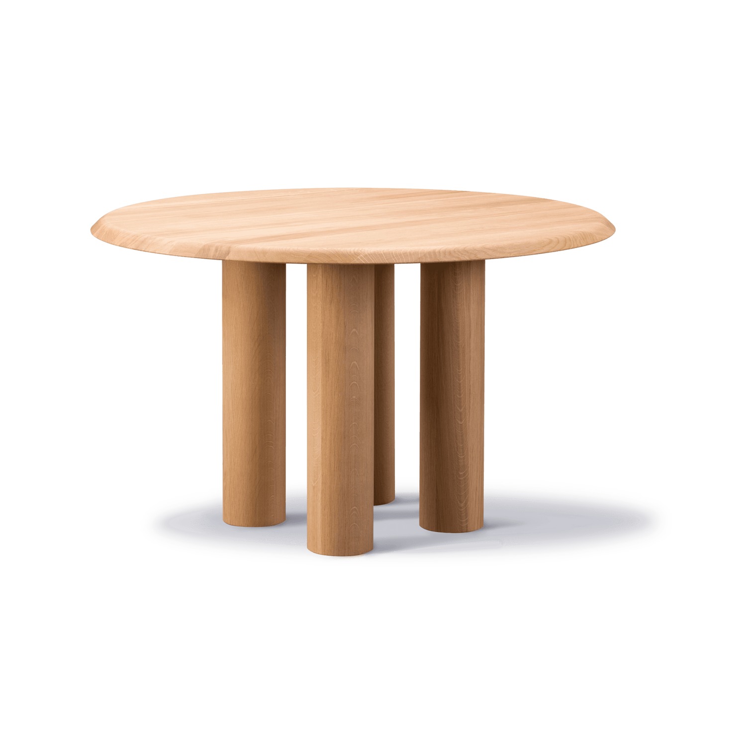 Fredericia ISLETS -dining table, Ø 120 cm, light oiled oak