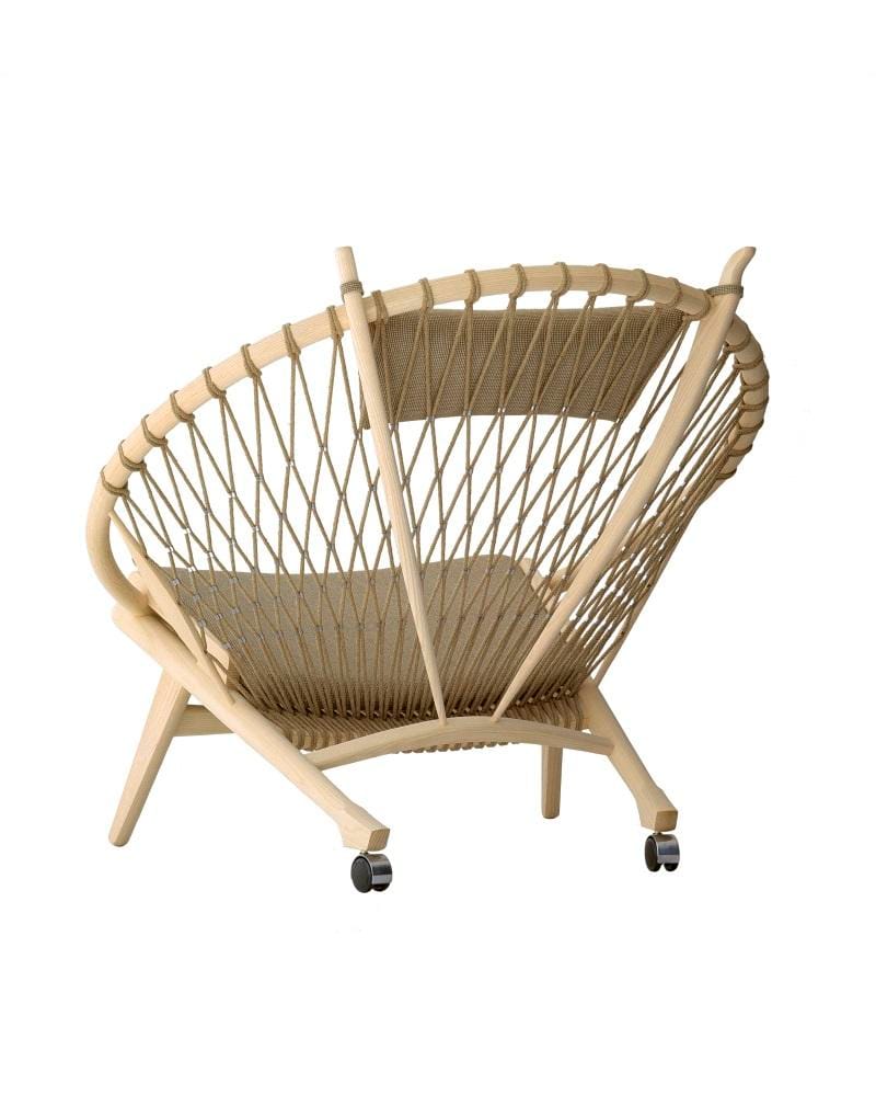 PP Møbler PP130 CIRCLE -nojatuoli, saippuoitu tammi/beige - Image 2