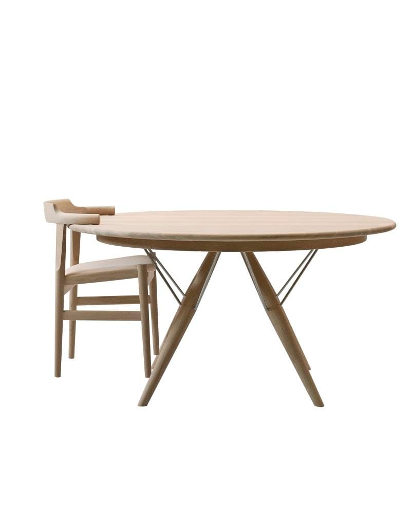 PP Møbler PP58 -tuoli, öljytty tammi/musta nahka - Image 4